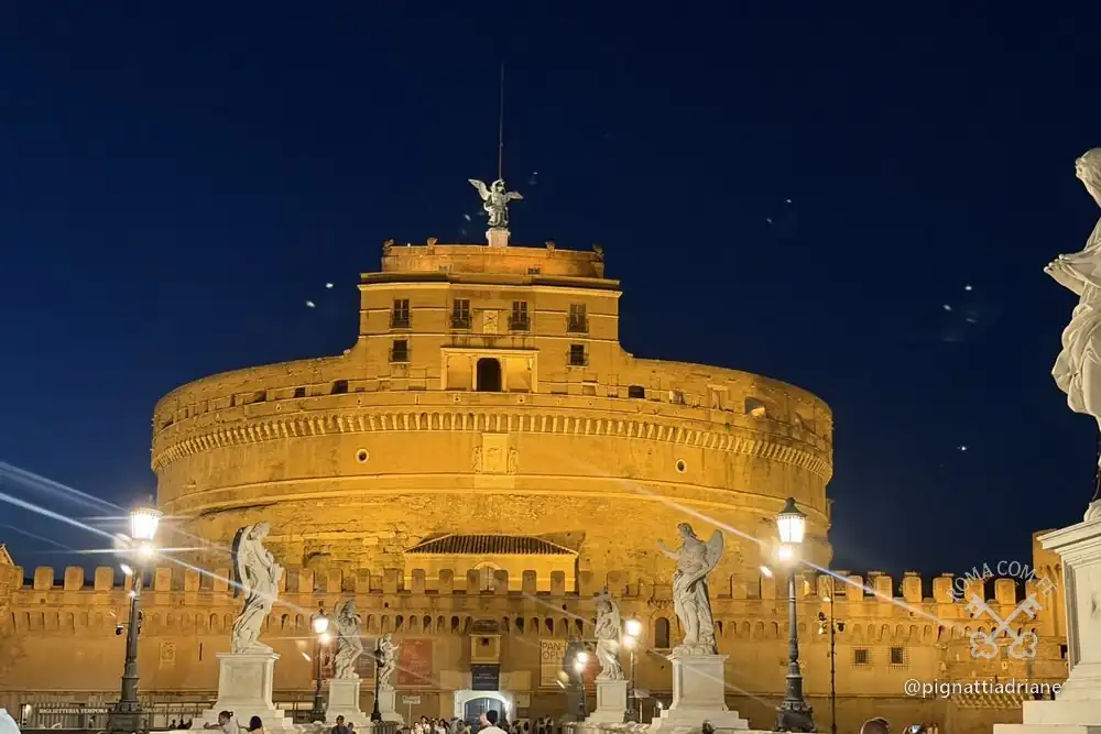 A Ponte do Santo Ângelo e o castelo, em Roma