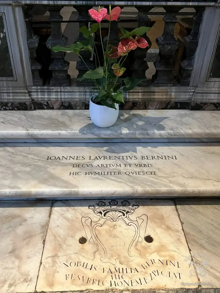 A lápide de Bernini