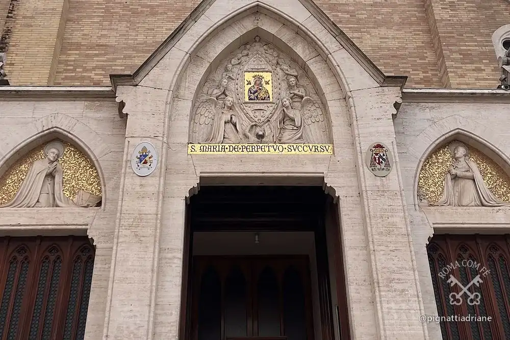 A fachada da igreja de Santo Afonso