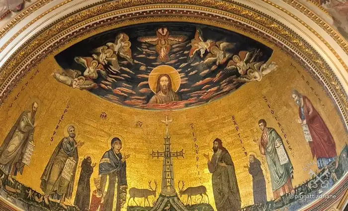 O mosaico da abside
